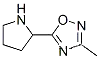 Molecular Structure of 915921-82-3 (3-methyl-5-(pyrrolidin-2-yl)-1,2,4-oxadiazole)